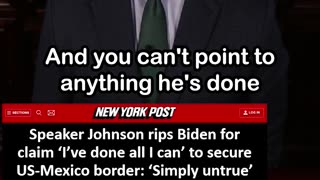 Biden Says ‘I’ve Done All I Can’ for Border Security