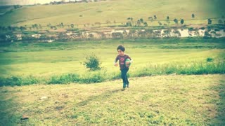 Toddlers Exploring The Open Space