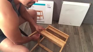 How to Assemble the Bamboo Stepping Stool from @kmartaustralia by Anko
