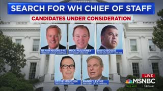 MSNBC Hosts Can’t Believe ‘Six White Guys’ Are Candidates for White House COS