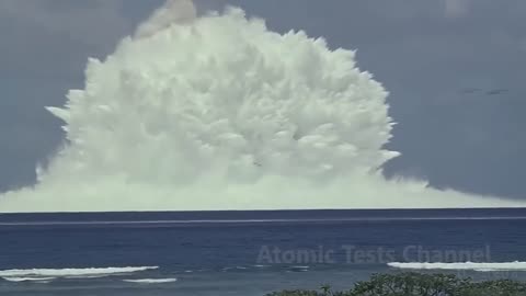 Underwater Atomic Bomb Explosion Of 1958