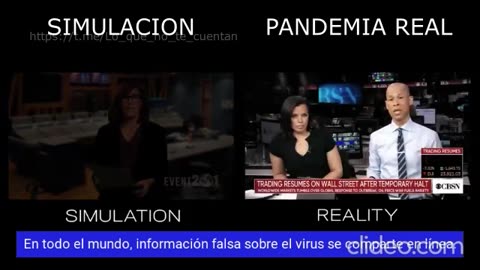 PANDEMIA SIMULADA vs PANDEMIA REAL - El Evento 201