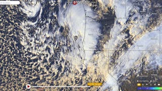 Entire Planet is Clouded Over! Massive Man-made Atmospheric River, Northern California, Oregon,