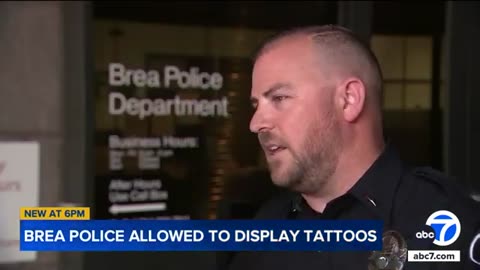 Brea police are allowing their officers to show their tattoos | ABC7 News
