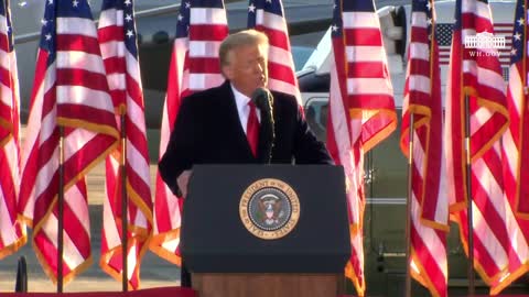 President Donald J. Trump Departure Ceremony "We'll be back!"