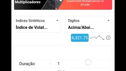 Diminuindo o valor da conta virtual na binary/deriv