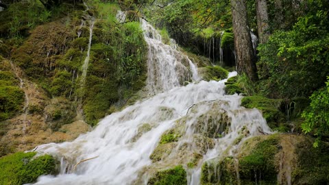 A waterfall beautiful nature🌿🍃