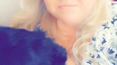 Funny dog tells mum he missed her