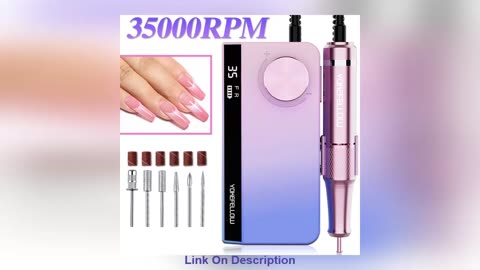 35000RPM Rechargeable Nail Drill Manicure Machine
