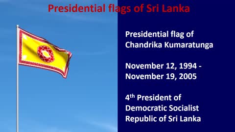 Presidential Flags of Sri Lanka