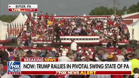 PRESIDENT TRUMP SHOT AT RALLY ...BREAKING