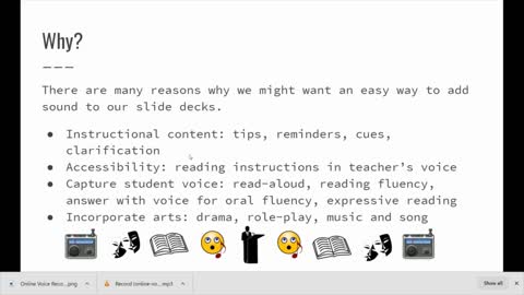 Adding Sound to Google Slides