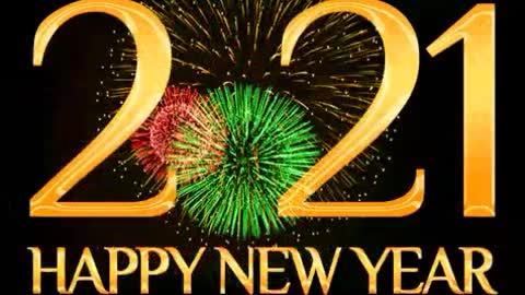Happy new year 2021 let's enjoy
