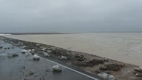 Large-Scale Floods In Kazakhstan, April 11, 2024