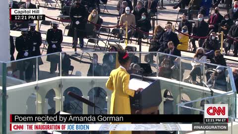 Amanda Gorman recites stunning poem at Biden inauguration