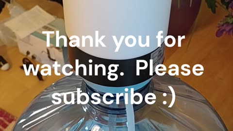 Rechargeable Water Bottle Dispenser unboxing and review.