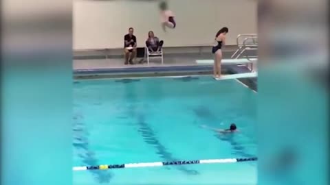 Fail Dip In The Pool