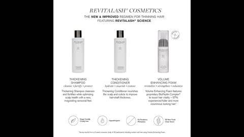 RevitaLash Cosmetics, Volume Enhancing Foam – Thinning Hair Solution, Physician Developed