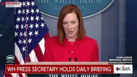 "I'll have to CIRCLE BACK" Biden Press Sec Psaki's favorite phrase