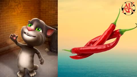 Mirchi🌶Talking Tom funny cat comedy | billi | cat comedy | cat cartoon | Ak Comedy