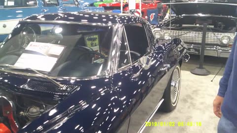 Interview with 1963 Corvette Coupe and its spokesperson, Warren Shaw, at 2023 Custom Car Show