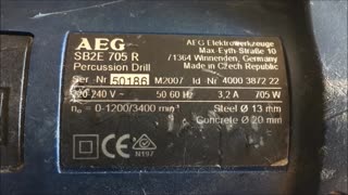 AEG SB2E 705 R Percussion Drill