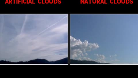 ARTIFICIAL CLOUDS VS NATURAL CLOUDS