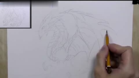 Sketch dragon