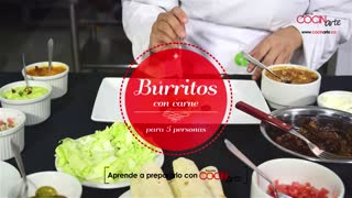 Receta Cocinarte: Burritos con Carne