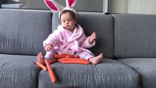 "Easter Bunny" has treats for doggy
