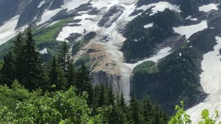 Avalanche Rumbles Through Valley