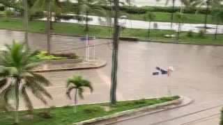 Inundaciones provocan una emergencia pública en Cartagena