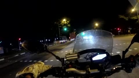 Motorcycle crash