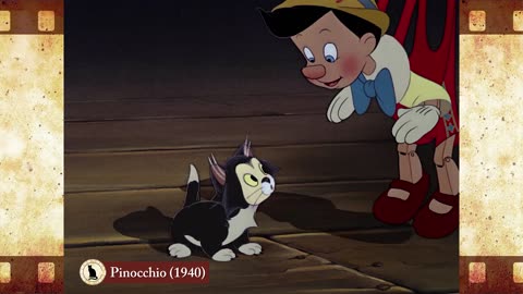 Pinocchio (1940) ⭐️ Fígaro 🐱 Cat Movies 🎥🐈