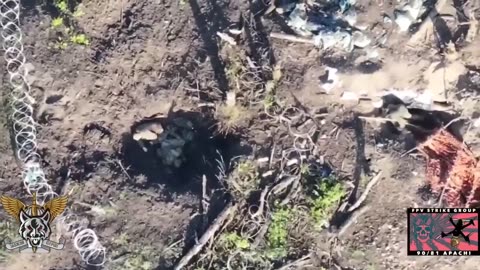 Ukraine trench battle at close range captured by the drone footage