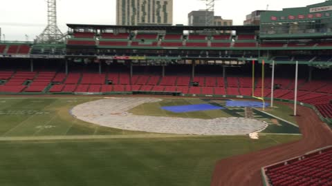 Notre Dame Fenway Park from the Green Monster