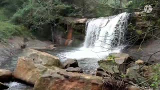 A beautiful waterfall in srilanka