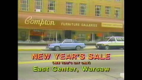 December 29, 1987 - Compton Furniture Galleries in Warsaw, Indiana