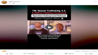 gab - TW; human trafficking, S.A. 6 million children enslaved, Operation Underground Railroad