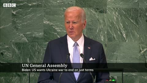 US President Biden condemns Russian invasion of Ukraine in UN speech – BBC News