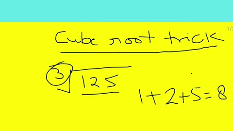 How to find cube root easy trick