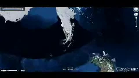 Google Earth Reveals Antarctic Alien Iceberg