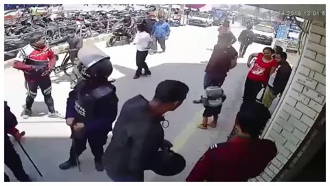 CCTV footage of Nepal Bicycle Thief