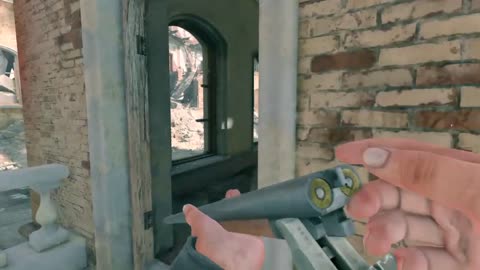 Enlisted | Russian Assault trooper fire on Volkssturm's positions inside the building with Shotgun !