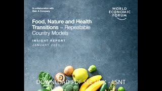 You Will Eat Ze Bugs, Food, Nature and Health Transitions Insight Report