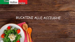 Bucatini alle acciughe