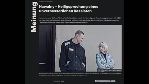 Nawalny – Heiligsprechung eines unverbesserlichen Rassisten von Rainer Rupp