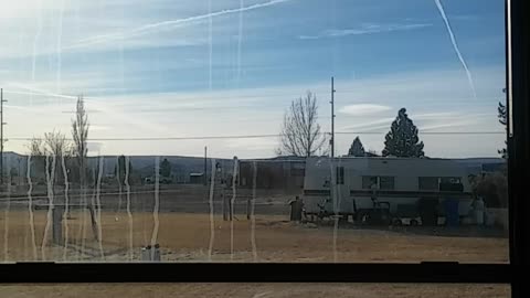 CHEMTRAILS CHRISTMAS VALLEY OREGON poisoning our air!