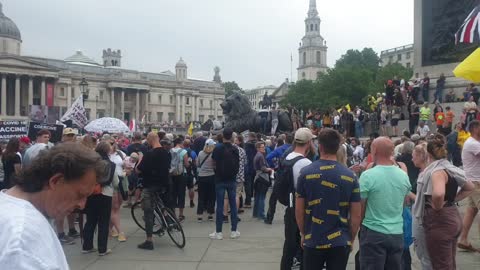 Massive Protests in London, England 7-24-21