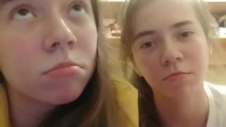 TikTok video with my sister